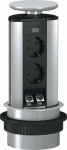 OBO Bettermann 6116870 Tischsteckdose  Silber