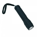 Фонарь S-LD038-C Black Стандарт «Simple light - classic plus» прорезин. 0.5Вт LED кламшелл 3хААА н/к черн. Uniel 07595