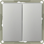 GAO  Einsatz Serienschalter Modul Silber EFP200