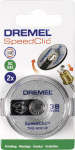 2er Dremel Speedclic - Schleifscheibe Dremel 2615S