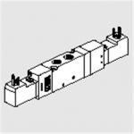 7062020414 Metal Work Valve electro-pneumatic coupling 1/8" PC monostable