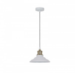 Светильник PL-600 С69 подвес. LOFT 1хE27 40Вт 230В бел.+страрин. медь Camelion 13418