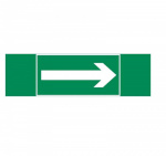 Знак "СТРЕЛКА" 310х90мм для аварийно-эвакуационного светильника VARTON V5-EM02-60.002.013
