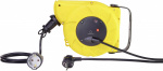 Renkforce RF-3349118 Wandkabeltrommel 9 m Schwarz
