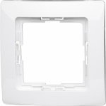 Kopp 1fach Rahmen  Paris Weiss 308402087