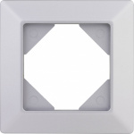 REV 1fach Rahmen    Silber 0236810704