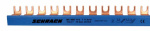 BS990115 Schrack Technik Gabelverschienung 1-polig, 10mm²,N-Leiter, blau isoliert, 1m