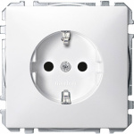 Merten   Steckdose Antik Polarweiss MEG2300-4019