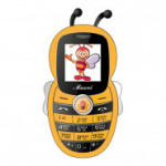 Мобильный телефон Maxvi J8 yellow (1913) 1.5/2Sim/32Mb+32Mb/желтый