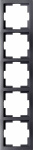 GAO 5fach Rahmen  Modul Schwarz EFT005black