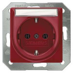 Siemens   Schutzkontakt-Steckdose Delta Rot 5UB153