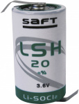 Saft LSH 20 HBG Spezial-Batterie Mono (D) Z-Loetfah
