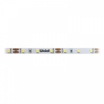 Лента светодиодная гибкая ULS-2835-60LED/m-8mm-IP20-DC12V-6W/m-5M-WW на самоклеящейся основе свет тепл. бел. 6Вт/м (уп.5м) Uniel UL-00000875