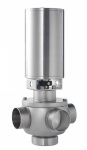 Клапан 000202, 50D53A21, S/S/S DIN, DN50 согласно DIN11850, пневматический (Liag)