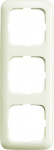 Busch-Jaeger 3fach Rahmen   Duro 2000 SI Creme-Wei