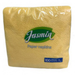 Салфетки Jasmin 1 сл. 24х24 желтые 100 шт./уп.