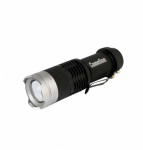 Фонарь LED5135 (LED XPE ZOOM 3 реж 1хLR6 алюм. блистер черн.) Camelion 12915