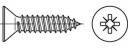 TOOLCRAFT TO-5377383  Senkblechschrauben  16 mm Kr
