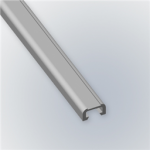 40802 Unex Unex label-holder profile in U23X / Insulating material. / Easy mounting.