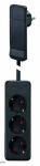 Bachmann 933.014  Aufputz-Steckdose   IP20 Schwarz
