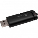 Флеш-память Kingston DataTraveler 104, 64Gb, USB 2.0, черный, DT104/64GB