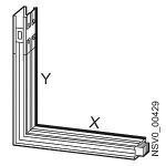Siemens BVP:261849 Schienensystem Knie vorne  Alum