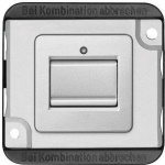 Merten  Einsatz Kreuzschalter  Silber MEG3117-7060