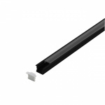 LI63407 Schrack Technik LED-Stripe Profil Einbau mit klarer Abdeckung schwarz IP20