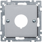 Merten   Abdeckung System M Aluminium 393960