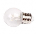 Лампа светодиодная d-45 6LED 1Вт тепл. бел. E27 220В Neon-Night 405-126