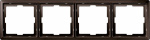 Merten  Rahmen Abdeckung Antik Dunkelbrasil 481415