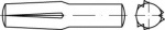 TOOLCRAFT  TO-5437809 Steckkerbstift  2,5 mm Stahl