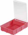 Licefa N42361 SMD-Box Rot Deckel-Farbe: Transparen