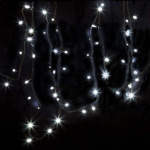 Гирлянда "ДЮРАПЛЕЙ" 12м 120LED 8Вт 220В IP54 черн. провод; бел. NEON-NIGHT 315-135