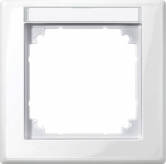 Merten  Rahmen Abdeckung System M Polarweiss 470119