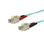 151J1MOMO10E Metz Fibre optic patch cord / OpDAT Patchkabel E2000-D/E2000-D OM3 1,0 m