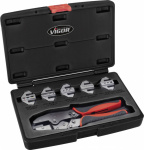 Vigor  V2499 Crimpzangen-Set 6teilig Isolierte Kab