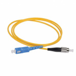Патч-корд оптический коммутационный переходной для одномодового кабеля (SM); 9/125 (OS2); SC/UPC-FC/UPC (Simplex) (дл.25м) ITK FPC09-SCU-FCU-C1L-25M