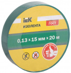 Изолента ПВХ 0.13х15мм (рул.20м) для DIY красн. ИЭК UIZ-13-15-20MS-K04