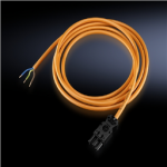 4315100 Rittal Кабель подключения для электропитания (с разъемом, без штекера), длина 3000 мм, оранжевый / Кабель подключения для электропитания (с разъемом, без штекера), длина 3000 мм, оранжевый / SZ