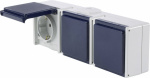 as - Schwabe 62464  Aufputz-Steckdose   IP54 Grau