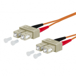 151H1EOEO10E Metz Fibre optic patch cord / OpDAT Patchkabel SC-D/SC-D OM2 1,0 m