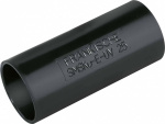 Fraenkische Rohrwerke 22551025 Muffe    Schwarz 1 S