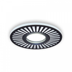 Светильник светодиодный Backlight BL135 GU5.3 3Вт 4000К круглый/узор. черн. Gauss BL135