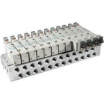 SS5Y7-20-06-00F-Q SMC SS5Y7, 7000 Series, Bar Stock Manifold, Individual Wiring
