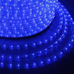 Шнур светодиодный Дюралайт фиксинг круглый 10мм 24LED/м син. (уп.100м) Neon-Night 121-123-3
