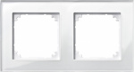 Merten 2fach Rahmen  System M, M-Plan Weiss 489219