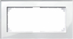 Merten  Rahmen Abdeckung System M Brillant-Weiss 48
