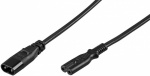 Goobay 97201 Strom Verlaengerungskabel  2.5 A Schwa