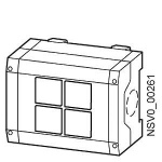 Siemens BVP:034287 Geraetekasten   Lichtgrau   16 A